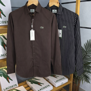 Premium Vertical Striped Designer Casual Cotton Shirt | Pack of 2