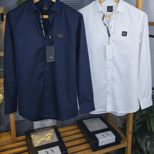 Premium Solid Designer Casual Cotton Shirt | Pack of 2