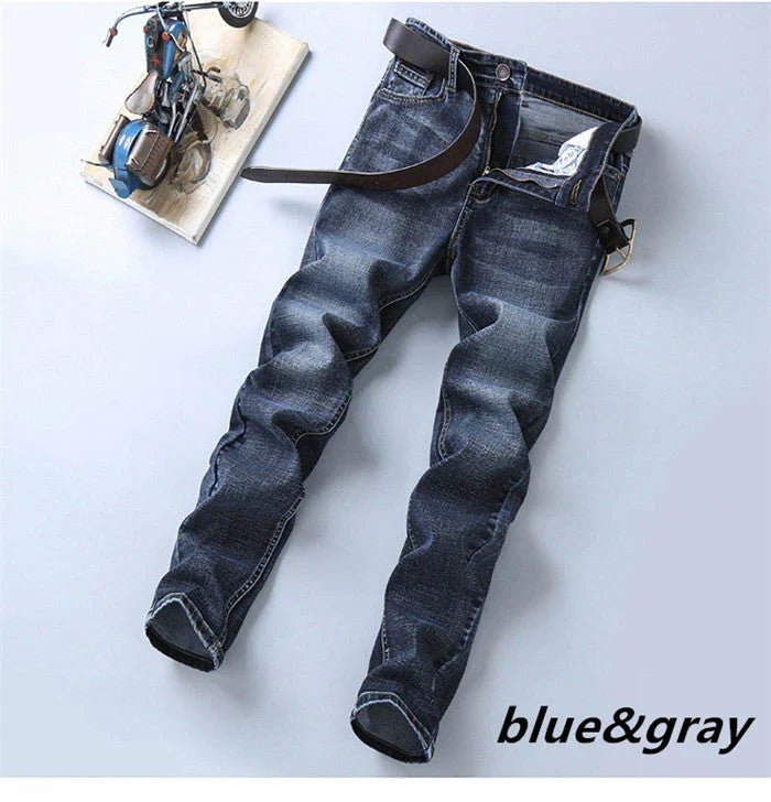 Men's Stretch Straigh Denim Jeans | Pack of 2 - Image 2