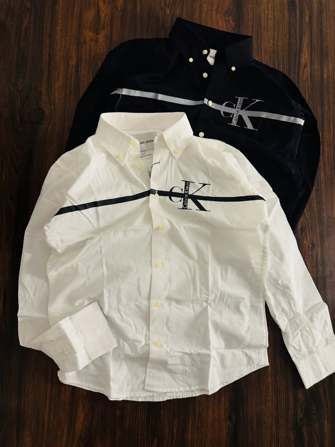 Men's Premium Black White Designer Casual Cotton Shirt | Pack of 2
