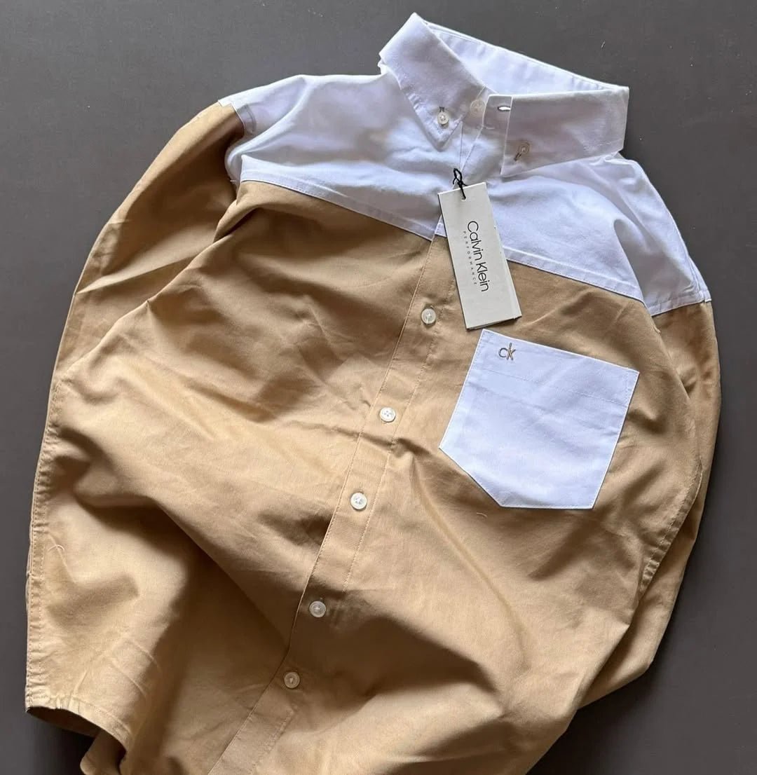 Men's Color Block Designer Casual Cotton Shirt | Pack of 2 - Image 2